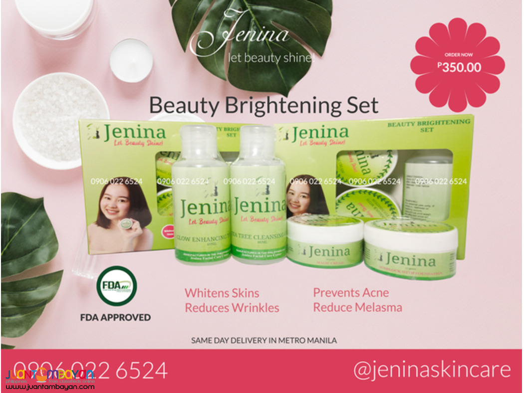 Jenina Acne Skincare (Brightening Set)