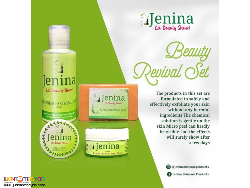 Jenina Whitening Beauty Revival Set Jenina Whitening Beauty Revival Set