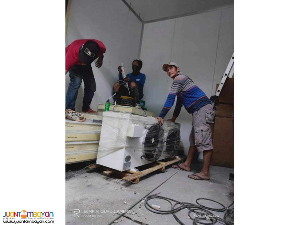 Installation of walk in freezers