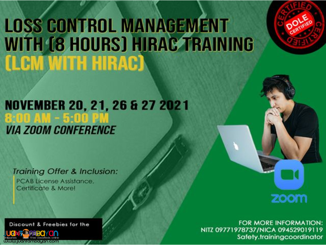 Safety Training - Cosh, Bosh, Lcm, Spa & Etc.