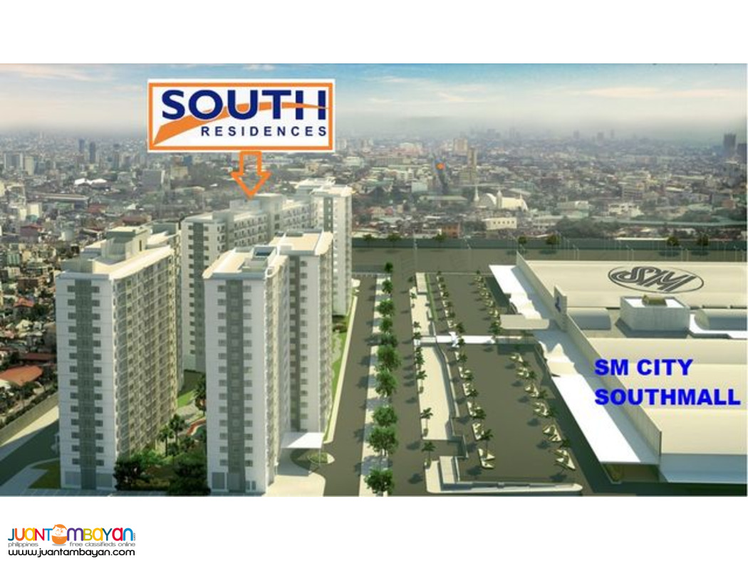 Las Pinas for sale 1 BR condo beside SM Southmall at South Residences