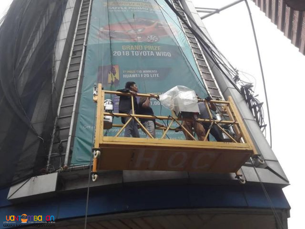 MOTORIZED GONDOLA (Steel, Galvanized, Aluminum Platform)