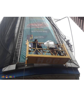 MOTORIZED GONDOLA (Steel, Galvanized, Aluminum Platform)