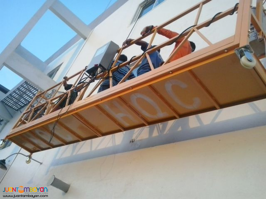 MOTORIZED GONDOLA (Steel, Galvanized, Aluminum Platform)