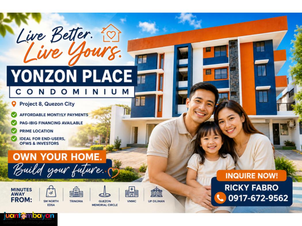 QC affordable studio unit near SM City North EDSA