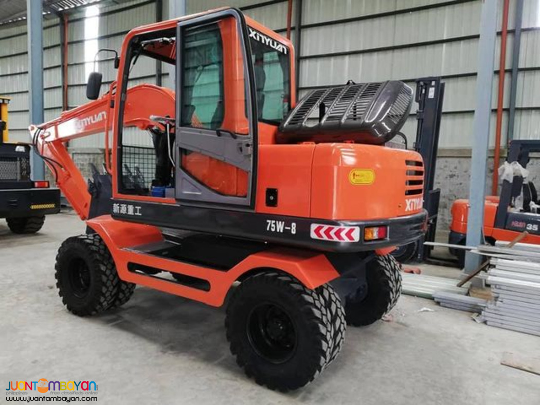XY 75W-8 WHEEL BACKHOE & X9-WHEEL CRAWLER BACKHOE