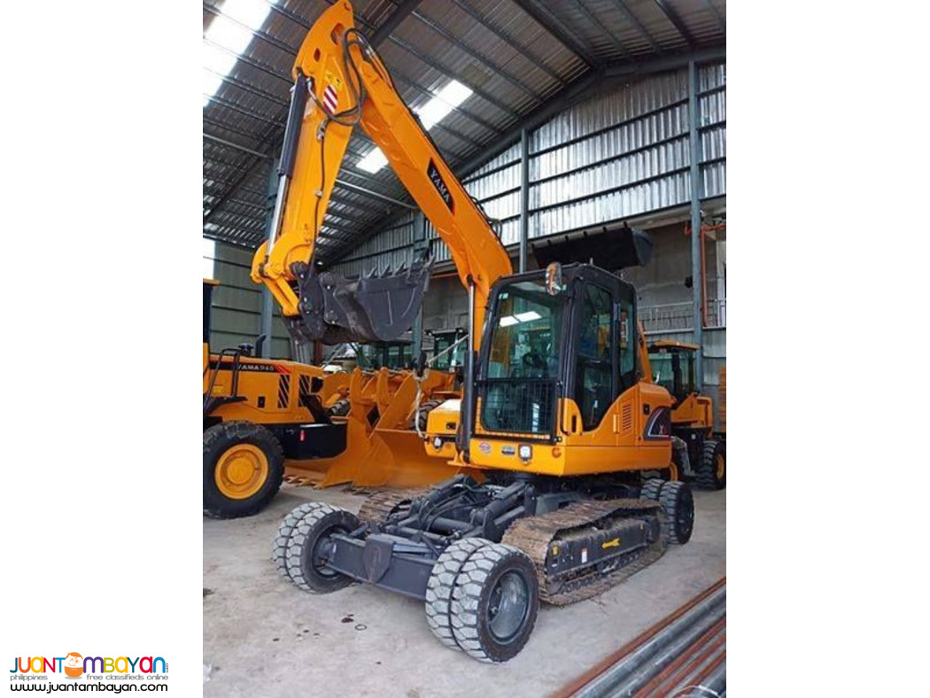 XY 75W-8 WHEEL BACKHOE & X9-WHEEL CRAWLER BACKHOE