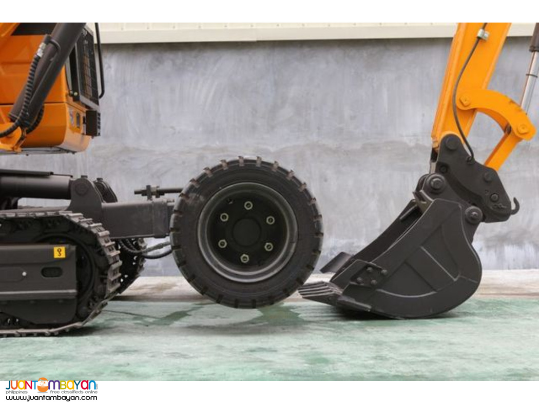 XY 75W-8 WHEEL BACKHOE & X9-WHEEL CRAWLER BACKHOE
