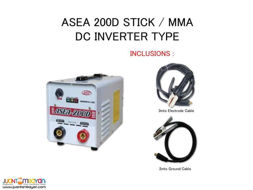 ASEA 200D DC Inverter Type Welding Machine - Made in Korea(WHITE)