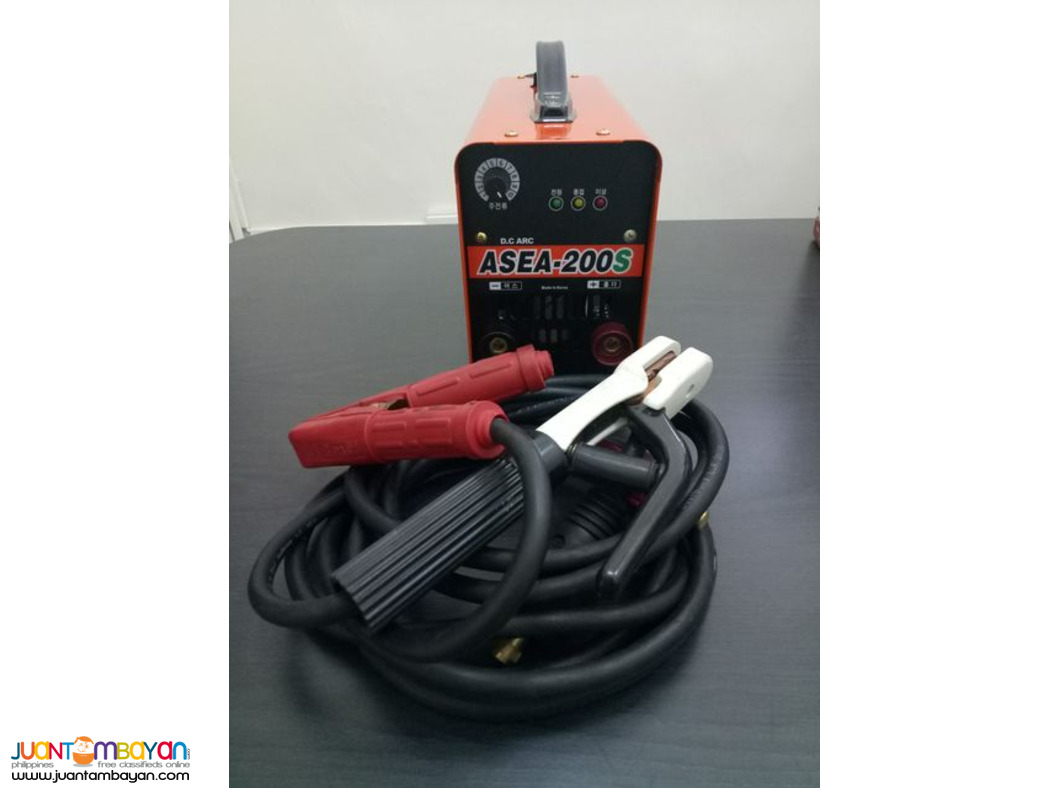 ASEA 200S DC Inverter Type Welding Machine - Made in Korea(BLACK/RED)