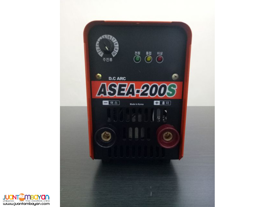 ASEA 200S DC Inverter Type Welding Machine - Made in Korea(BLACK/RED)