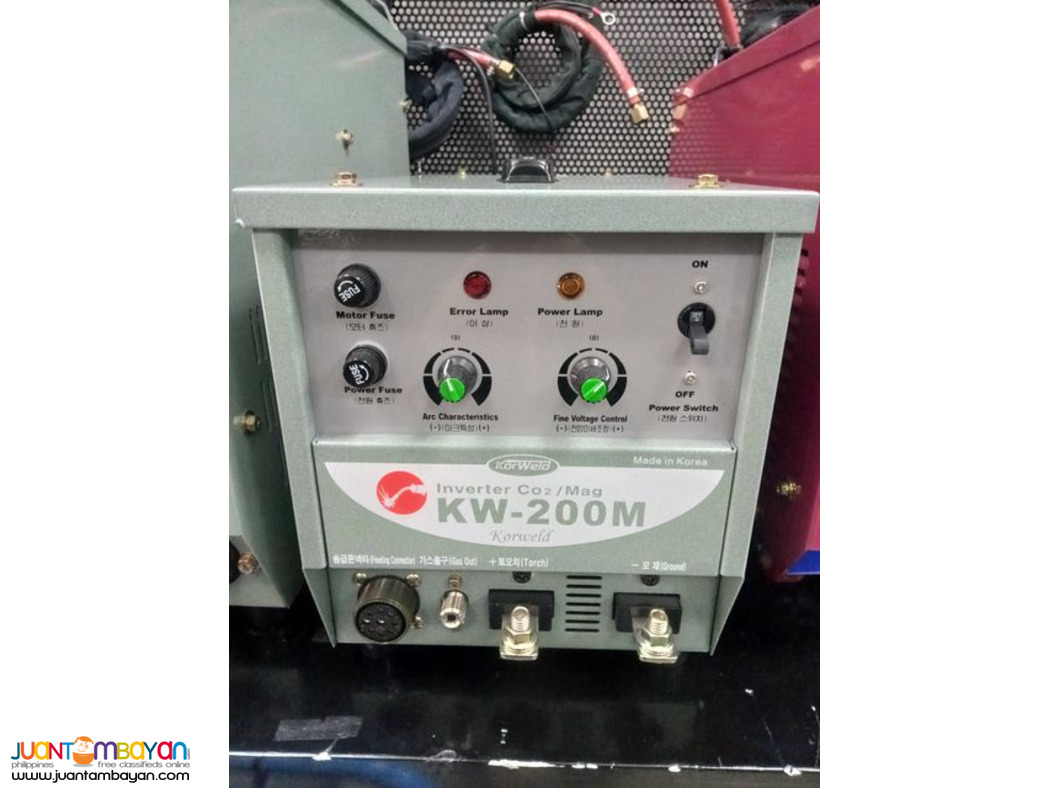 Korweld CO2/MIG/GMAW/FCAW 200A DC Inverter Welding Machine