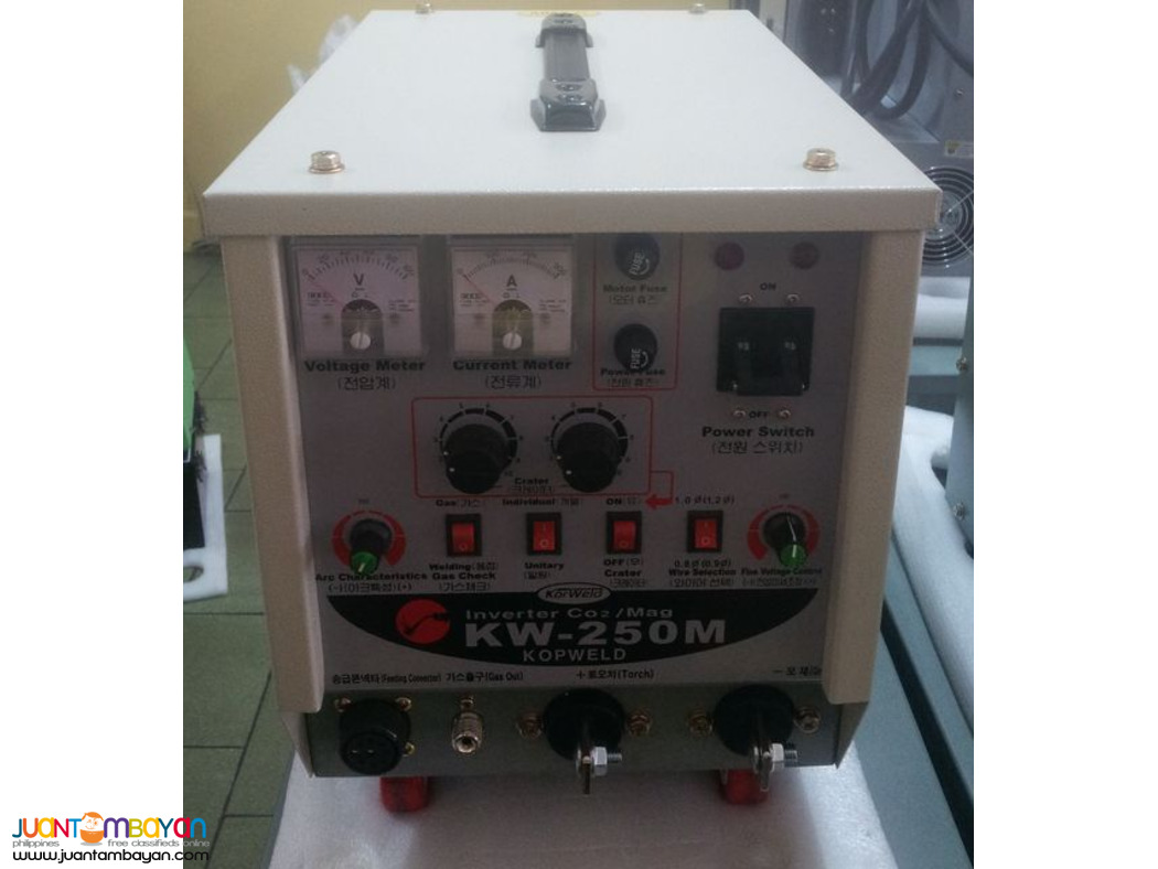 GMAW/FCAW Welding Machine - Korweld 250A DC Inverter Type