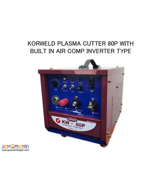 Korweld Plasma Cutter 80P with Built-in Aircompressor DC Inverter