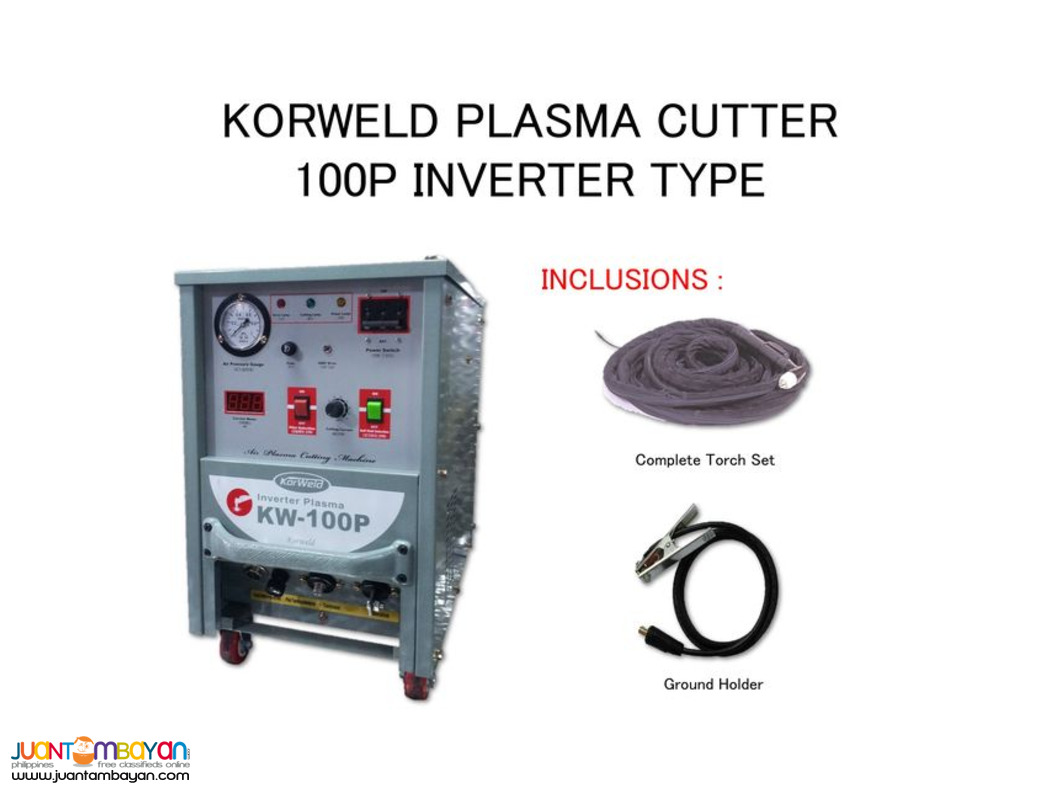 Korweld Plasma Cutter 100P DC Inverter Type - Made in Korea