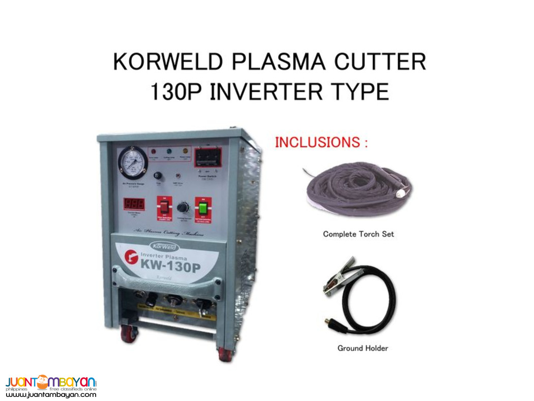 Korweld 130P Plasma Cutter - up to 40mm cutting capacity