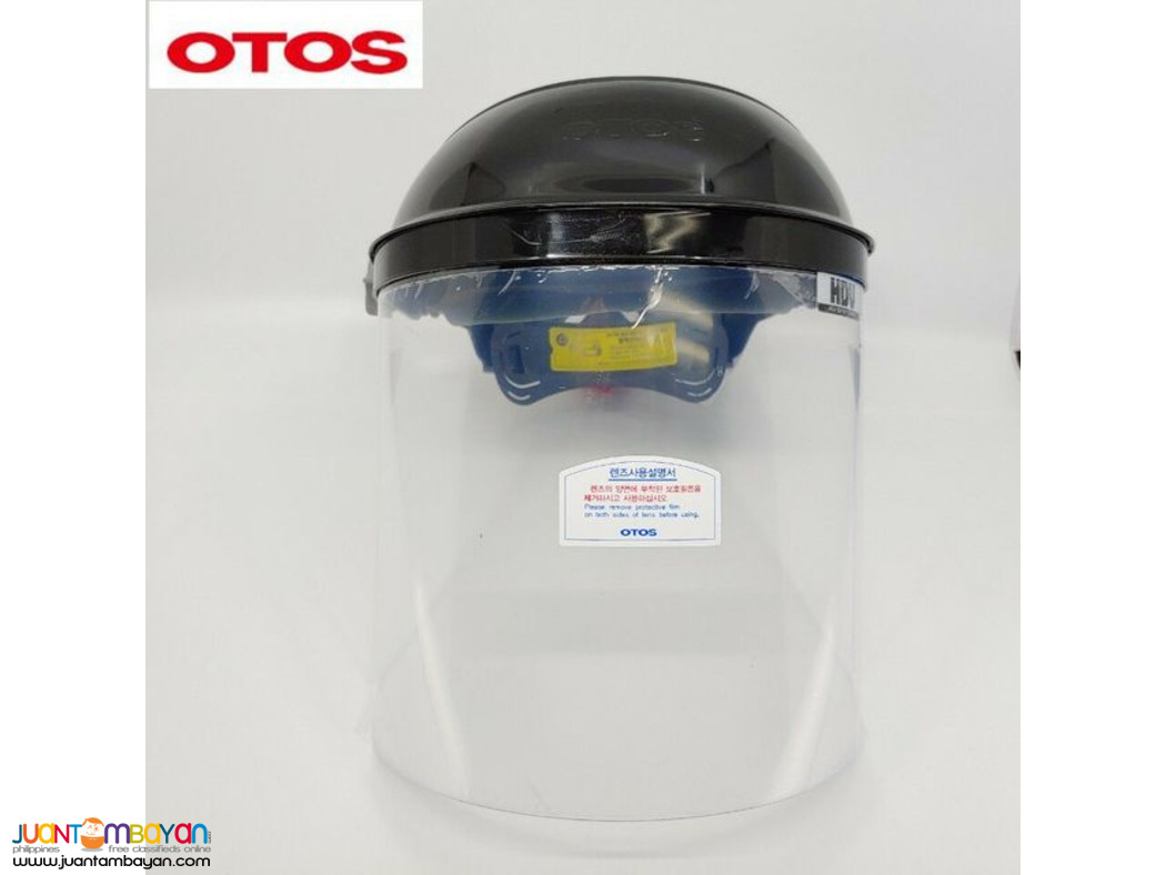 Otos Polycarbonate Faceshield - Clear Made in Korea