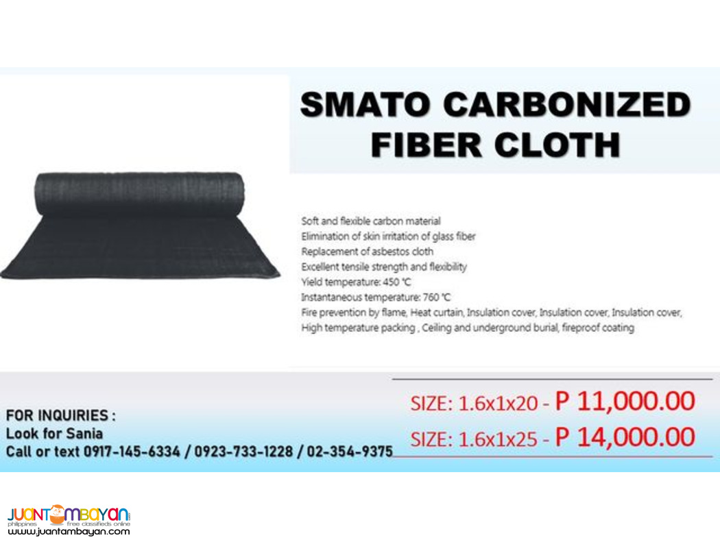 SMATO Carbonized Fiber Cloth - Welding Blanket