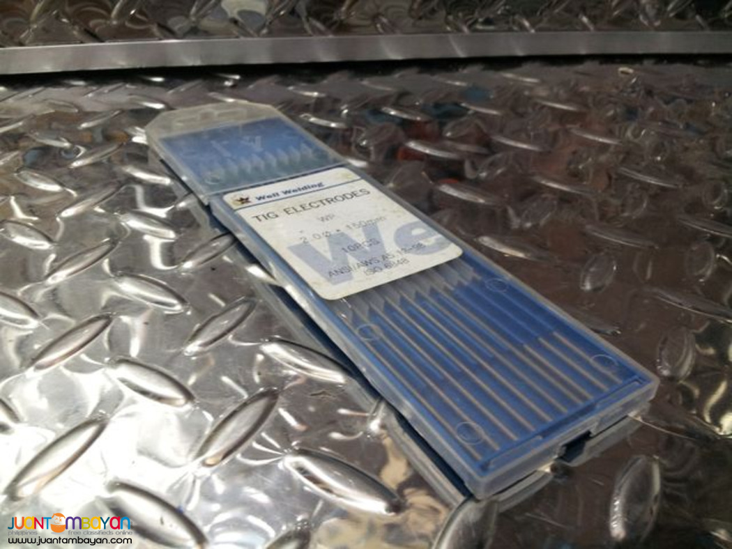 Pure Tungsten Electrode Green Tip - 1.6/2.0/2.4/3.2mm