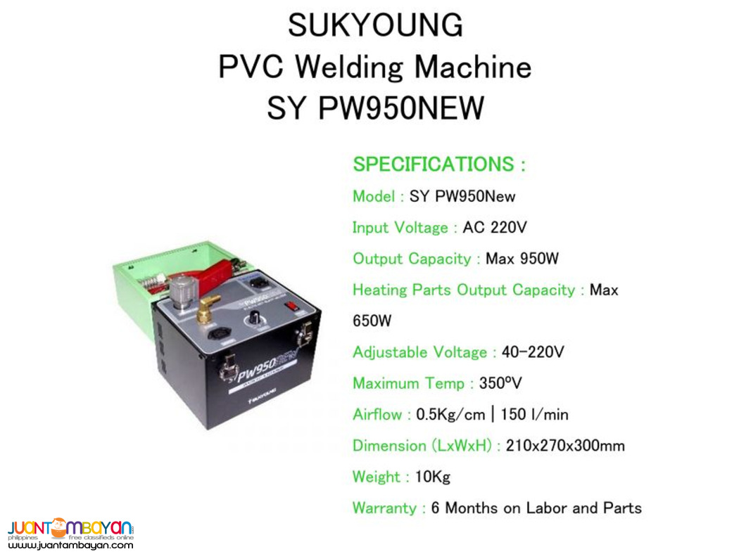 Sukyoung PVC Welding Machine