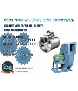 Centrifugal Blowers for Exhaust and Fresh Air Bulacan