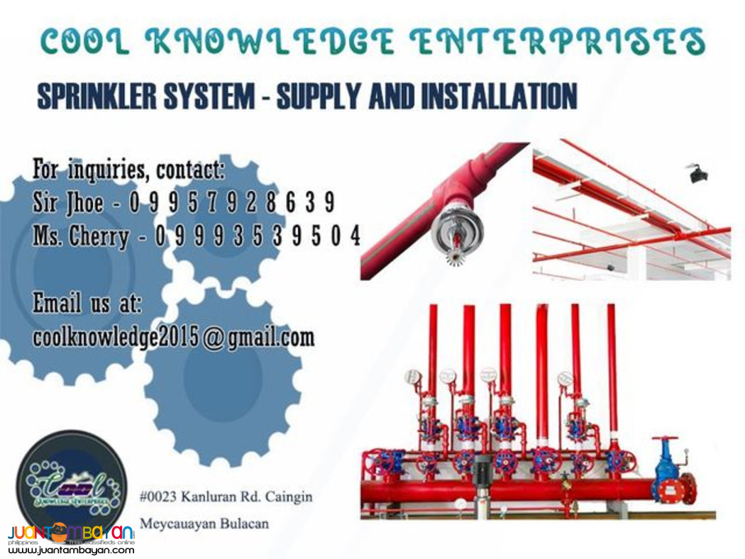 Fire Sprinkler System Supply and Installation