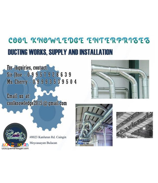 Supply and installation of Exhaust Duct and Fresh Air Duct