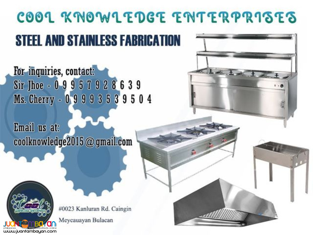 Kitchen Hood Kitchen Equipment Steel and Stainless fabrication