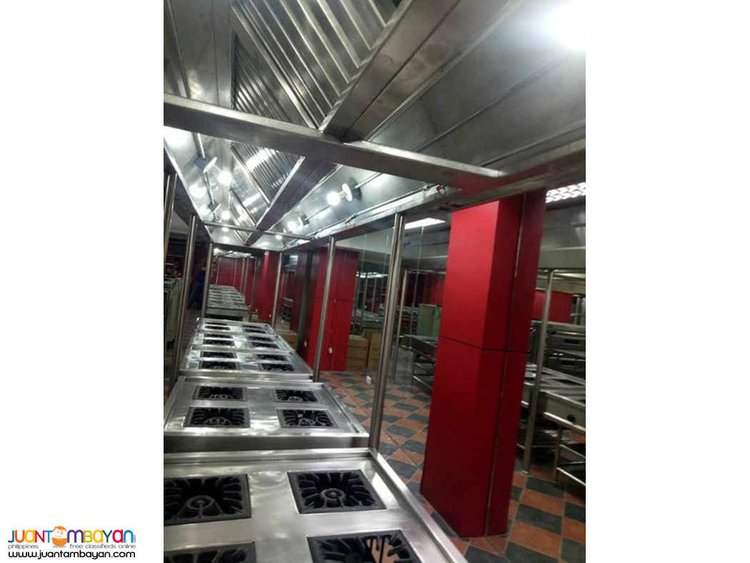 Kitchen Hood Kitchen Equipment Steel and Stainless fabrication