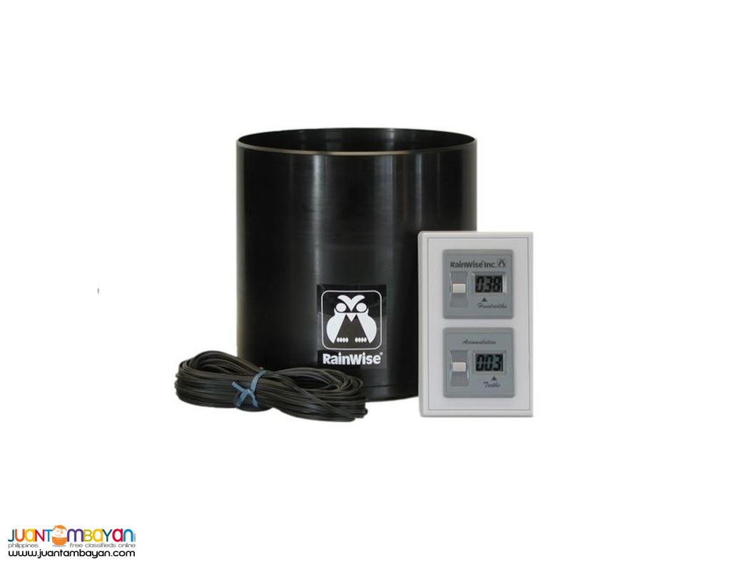 Digital Rain Gauge, Tipping Bucket Dual Counter Wired Rain Gauge