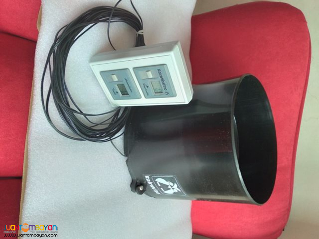Digital Rain Gauge, Tipping Bucket Dual Counter Wired Rain Gauge