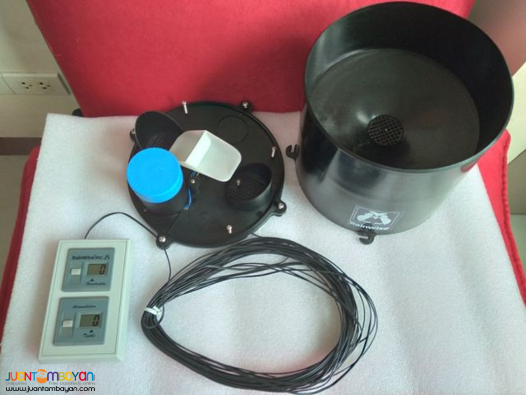 Digital Rain Gauge, Tipping Bucket Dual Counter Wired Rain Gauge