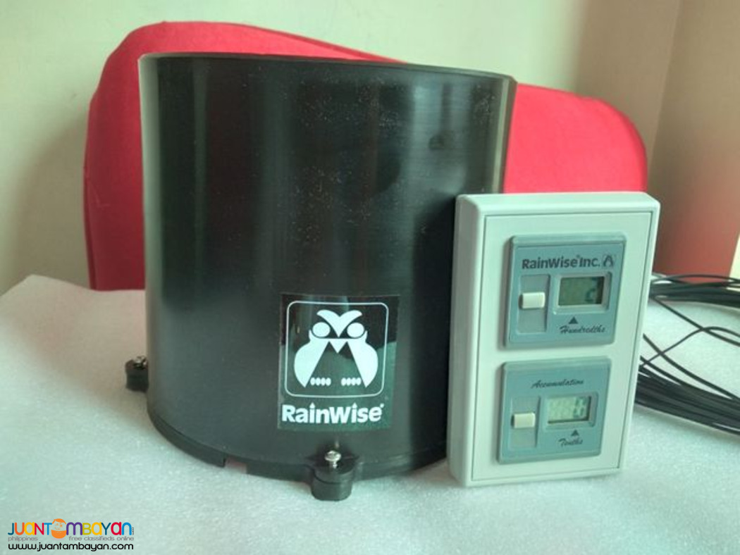 Digital Rain Gauge, Tipping Bucket Dual Counter Wired Rain Gauge