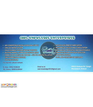 Ventilation System Ducting Exhaust Blower aircon gas line