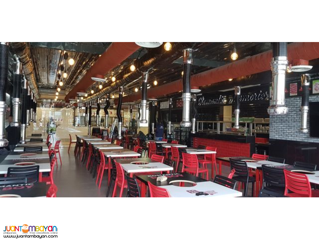 Korean Restaurant Ducting Blower Gas line Fire Suppression