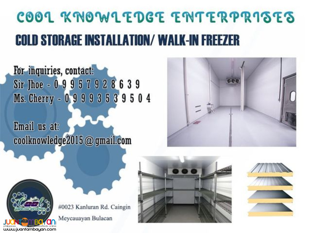 Cold Storage Walk In Chiller walk in freezer