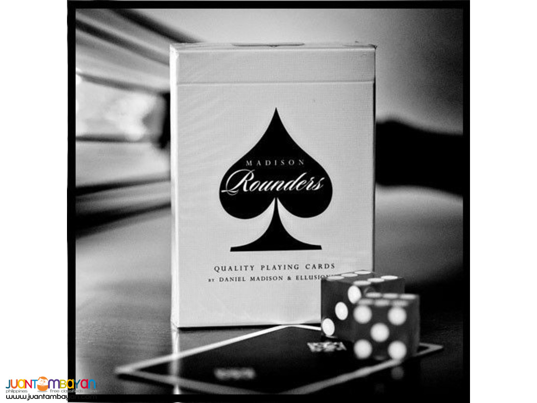 Madison's Rounders Black Playing Cards