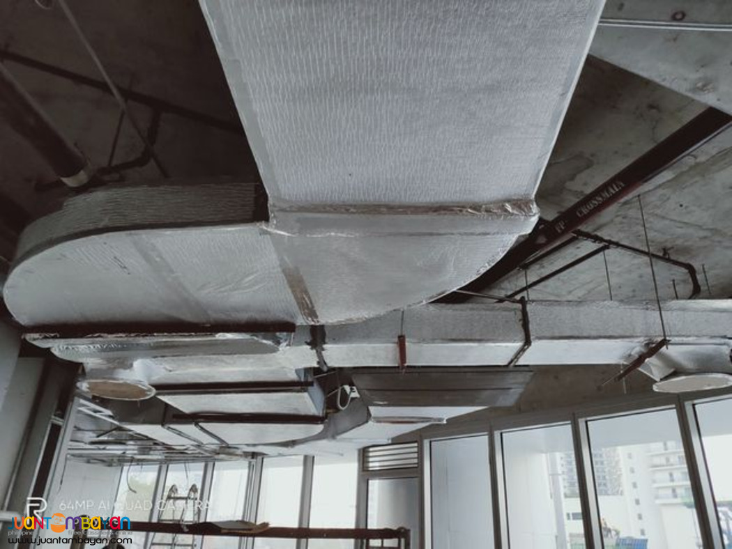 installation and supply of ducting for chilled water ducted type