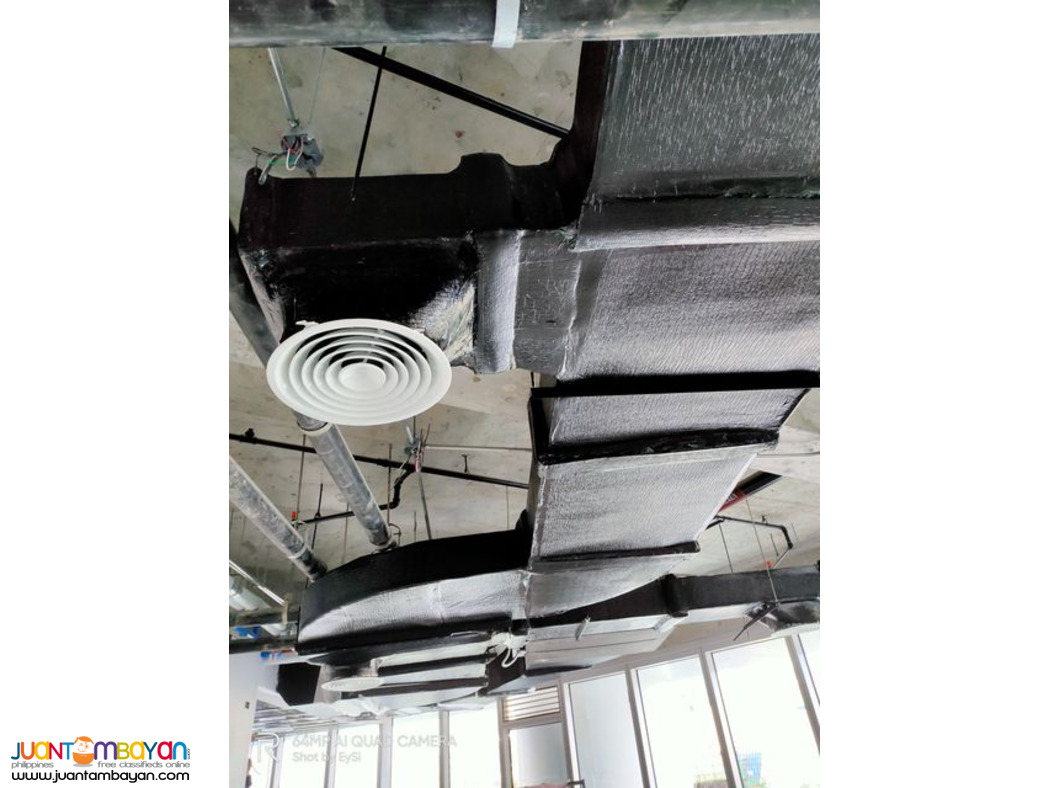 installation and supply of ducting for chilled water ducted type