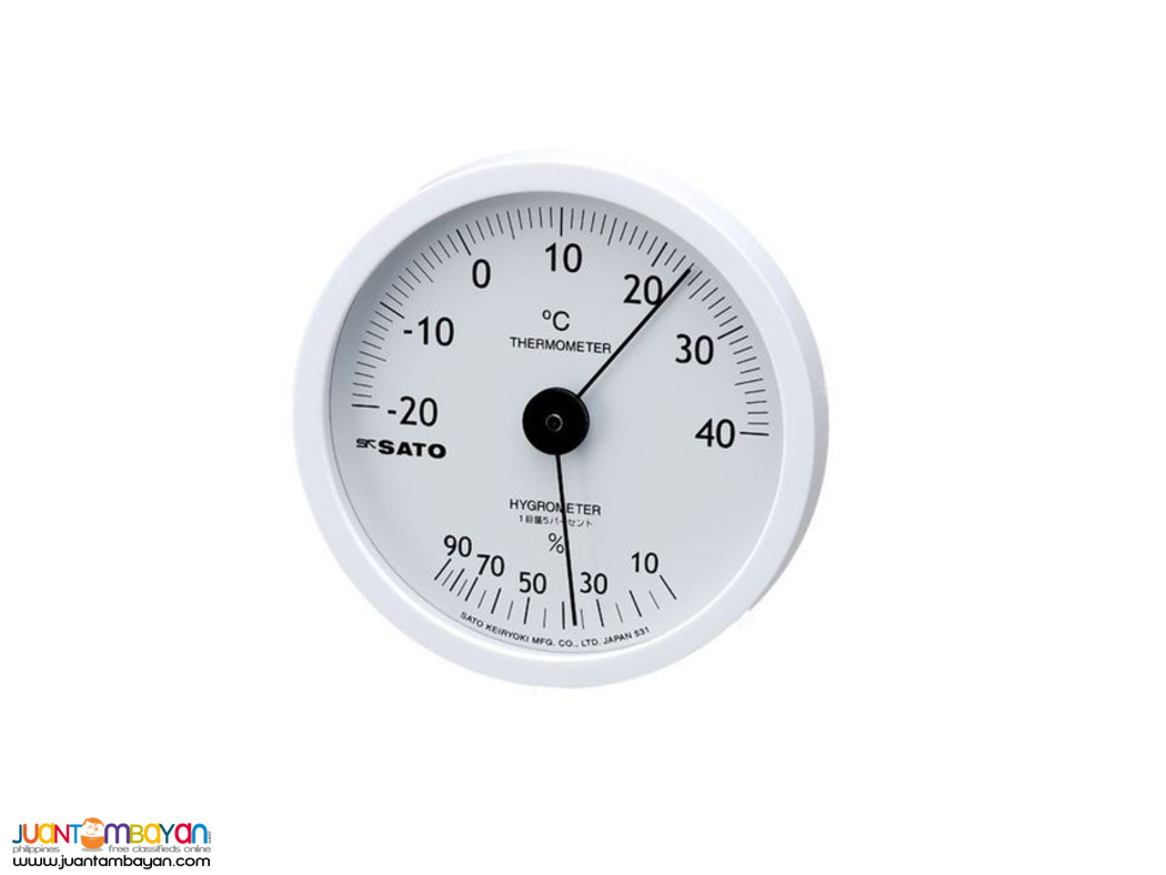 Thermohygrometer, Analog ThermoHygrometer, Dial Hygrometer