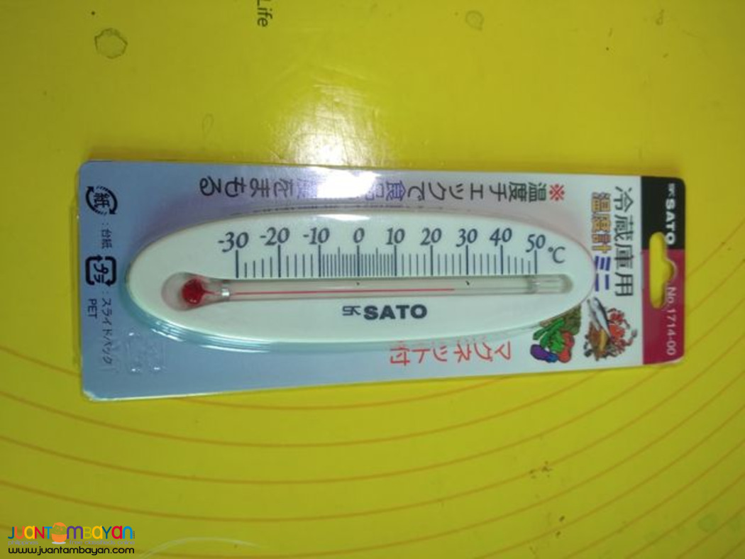 Ref Thermometer, Alcohol Thermometer, Freezer Thermometer
