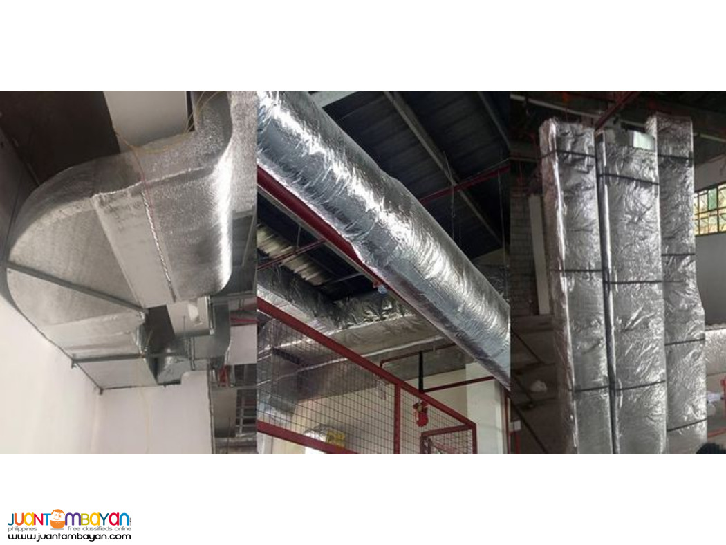 exhaust duct and fresh air duct blower with motor