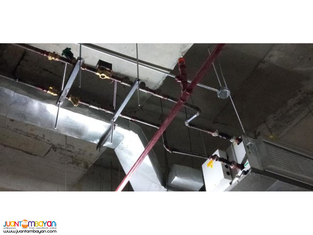exhaust duct and fresh air duct blower with motor