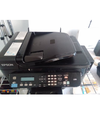 Epson Inkjet Printer Scanner Copier Epson L555 Free Office Table