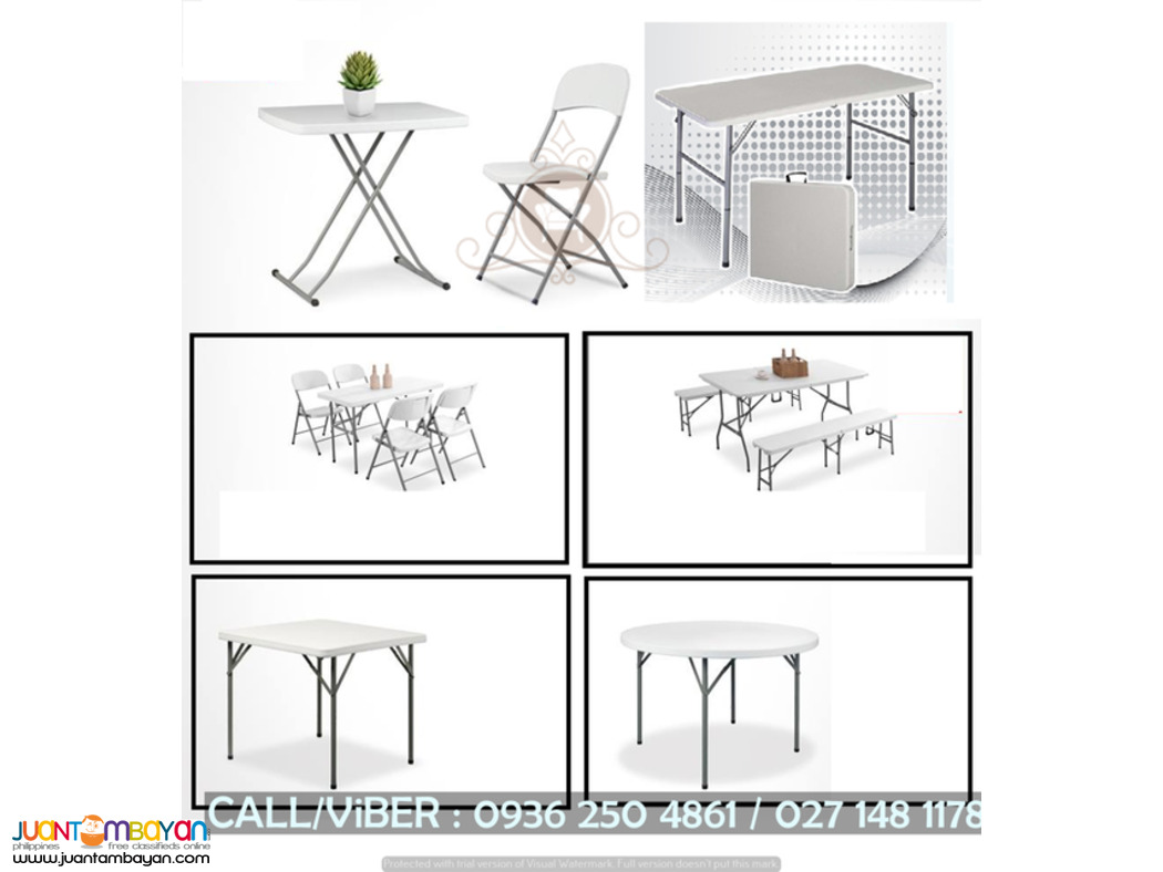 PLASTIC FOLDING TABLE/CHAIR * FACTORY PRICE