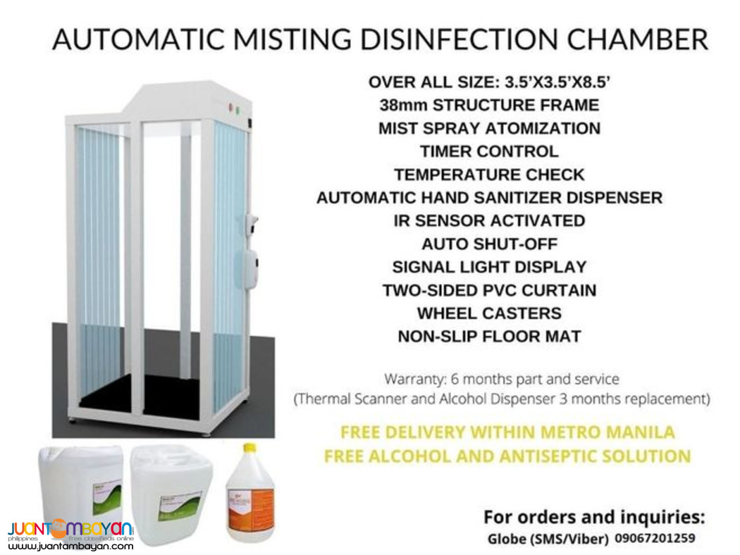 Disinfection booth