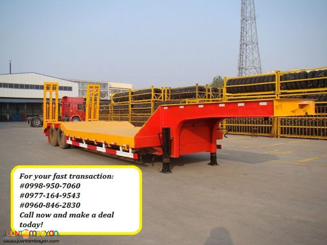 11. TWO AXLE LOWBED SEMI TRAILER