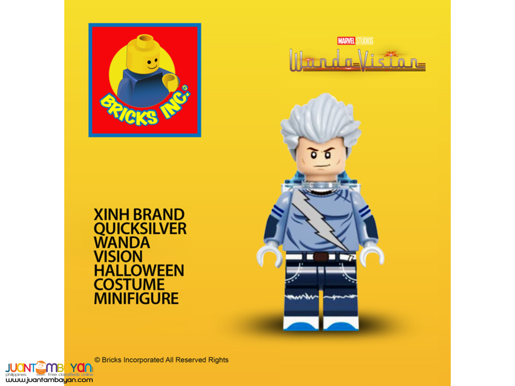 XINH™ Marvel Wanda Vision Quicksilver Halloween Costume Minifigures