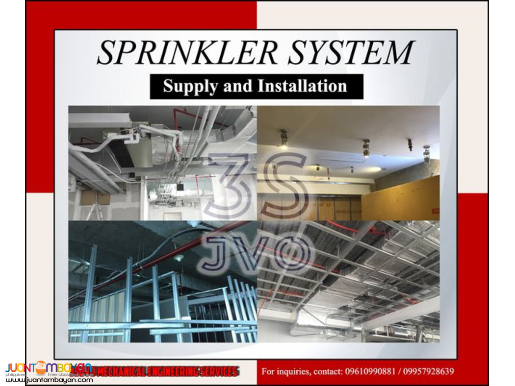 SPRINKLER SYSTEM SUPPLY AND INSTALLATION