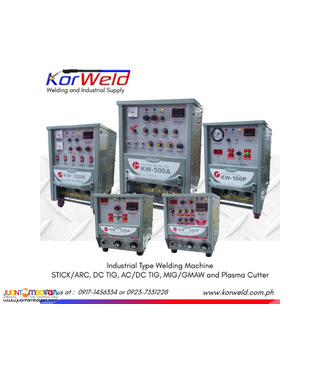 Korweld ARC/STICK,TIG/GTAW Welding,MIG/GMAW/FCAW Welding,Plasma Cutter 